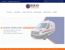 Tablet Screenshot of baranambulans.com.tr